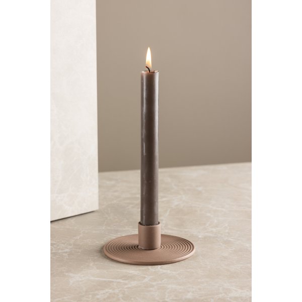 Bougeoir Dia 12 x 4 cm - Marron Bougeoir Dia 12 x 4 cm - Marron