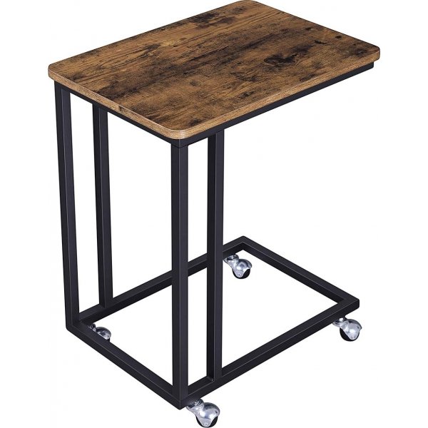 Table d'appoint Svante 50 x 35 cm - Marron/noir Table d'appoint Svante 50 x 35 cm - Marron/noir