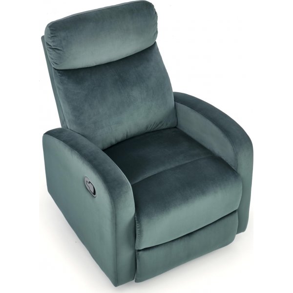 Fauteuil inclinable Wonder en velours vert
