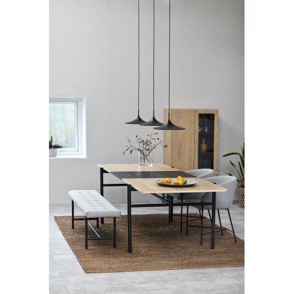 Sigfrid bänk 160 cm - Ljusgrå Sigfrid bänk 160 cm - Ljusgrå