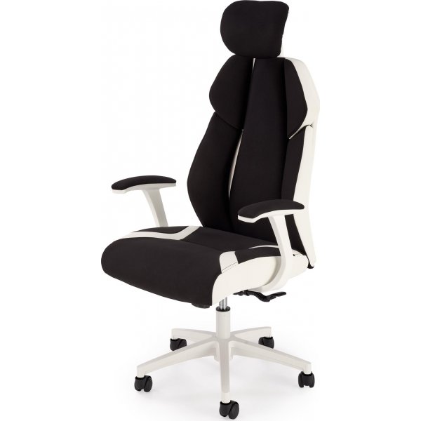 Chaise de bureau Erika - Blanc/noir Chaise de bureau Erika - Blanc/noir