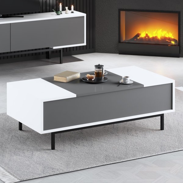 Table basse Force - Anthracite/blanc/noir Table basse Force - Anthracite/blanc/noir