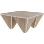 Adamas soffbord 80 x 80 cm - Ek/vit