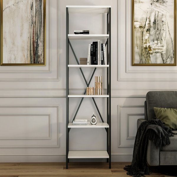 Bibliothque Catal - Blanc/noir