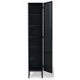 Revel vitrinskp 200x40 cm - Svart / Tonat glas + Mbeltassar