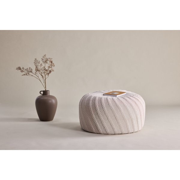 Ted sittpuff Ø60 cm - Offwhite Ted sittpuff Ø60 cm - Offwhite