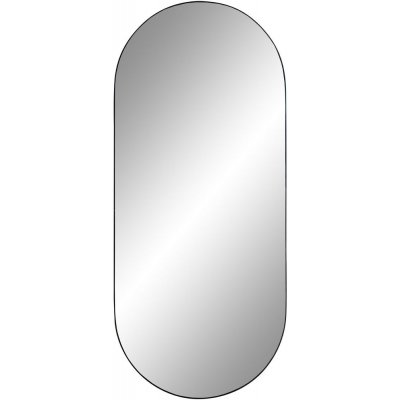 Jersey Spegel Oval - Svart - 35x80
