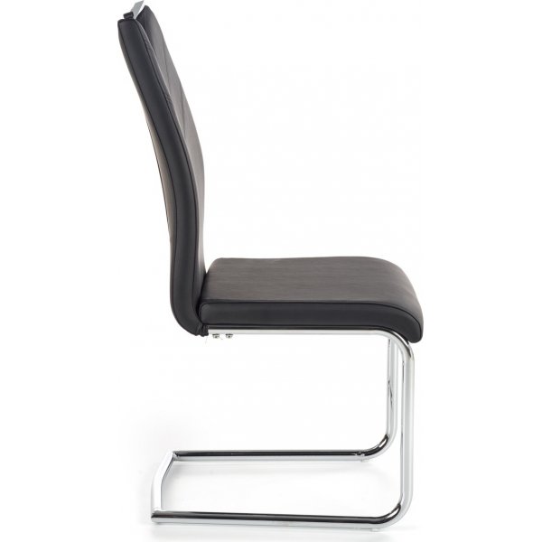 Chaise Annmarie - Noir/chrome Chaise Annmarie - Noir/chrome