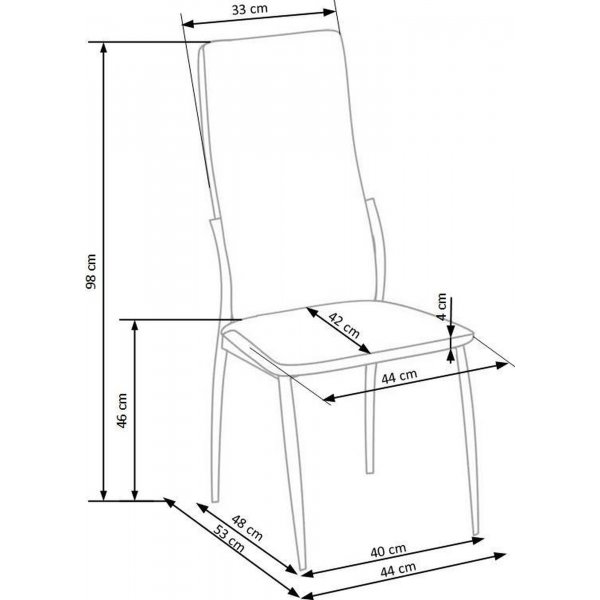 Almira matstol - Vanilj Almira matstol - Vanilj