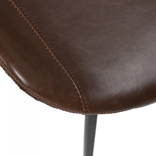 Chaise de salle à manger Hype - PU marron Chaise de salle à manger Hype - PU marron