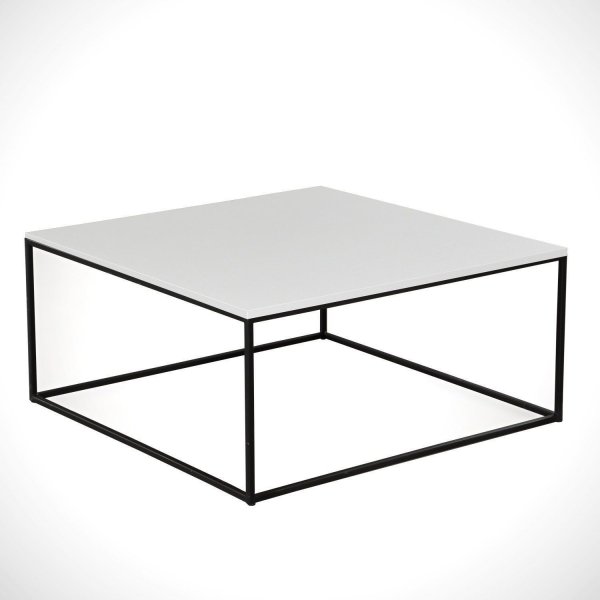 Table basse Poly 75 x 75 cm - Blanc Table basse Poly 75 x 75 cm - Blanc