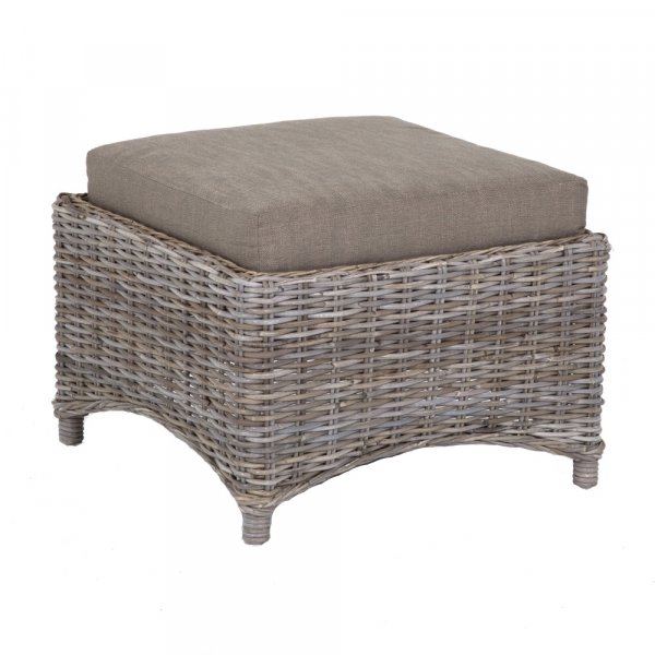 Royal pall med beige dynor - Cubu gr/rotting