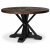 Table  manger ronde 120 cm - Marron / Noir