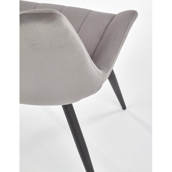 Chaise de salle  manger Cadeira 388 - Gris