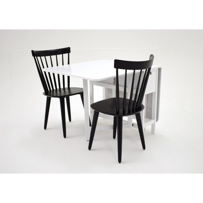 Sofiero matgrupp - Bord inklusive 2 st stolar - Vit / svart