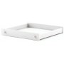 Letitia sng med frvaringslda 100x200 cm - Vit/rosa