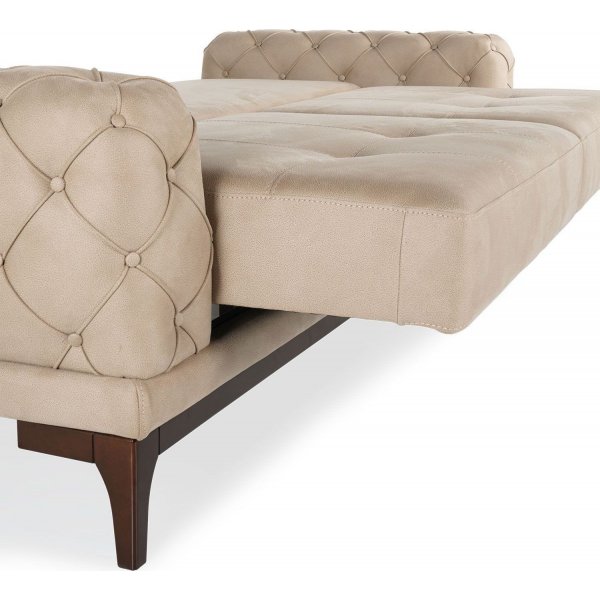 Lale 2-sits bddsoffa - Cream