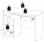 Function Plus skrivbord med 4 ldor 109,3 x 48,5 cm - Vit