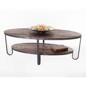 Bolivia soffbord 128 Antikbehandlat | Soffbord Färger | Accent soffbord rund 85 Svart Granit Oljad ek 3690 kr