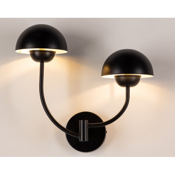 Lykkarna wandlamp - Zwart