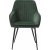 Fauteuil Boston en velours vert