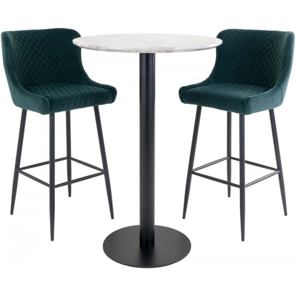 Dallas Barstol - Grön/svart Dallas Barstol - Grön/svart