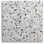 Terrazzo soffbord 75x75cm - Cosmos Terrazzo & underrede Star svart