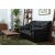 Dominic 2-sits soffa - Svart konstläder + Fläckborttagare för möbler