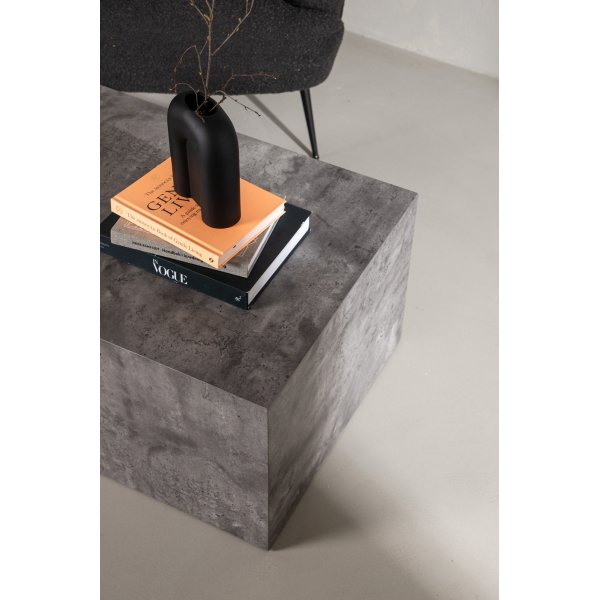 Table basse York 80 x 60 cm - Gris fonc