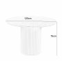 Sandö matbord Ø120 cm - Vit / Terzzo Sandö matbord Ø120 cm - Vit / Terzzo