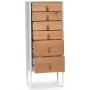 Flash byr H115cm - Vit/oljad ek