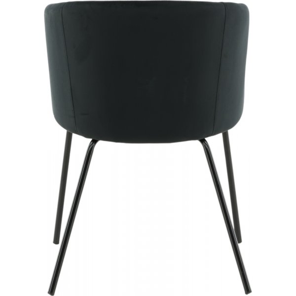 Tiber stol - Svart sammet Tiber stol - Svart sammet