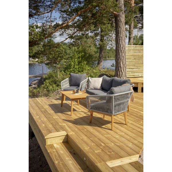 Groupe de canapés Chania - Gris Groupe de canapés Chania - Gris