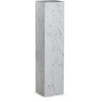 Sikfors piedestal - Vit marmorimitation Sikfors piedestal - Vit marmorimitation