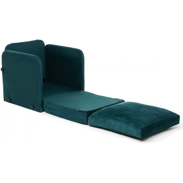 Canap convertible Saga - Vert ptrole