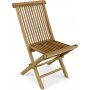 Matgrupp med 4 stolar och matbord 122 beige/teak - Merca/Salt