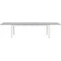 Albany matbord 224 x 100 cm - Gr/Vit