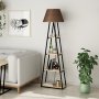 Pal golvlampa - Ek/brun