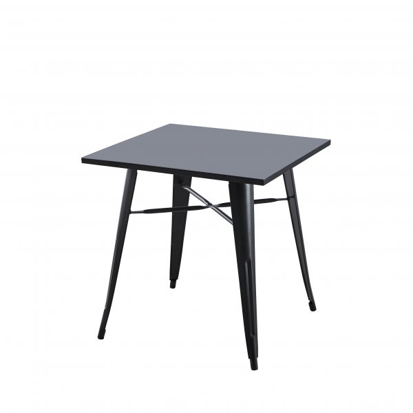 Iris matbord 80x80 cm - Svart Iris matbord 80x80 cm - Svart
