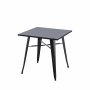 Iris matbord 80x80 cm - Svart Iris matbord 80x80 cm - Svart