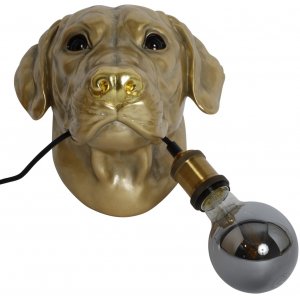 Hund Vägglampa - Guld - Vägglampor