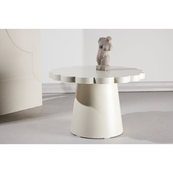 Soffbord Krull Ø70 cm - beige Soffbord Krull Ø70 cm - beige
