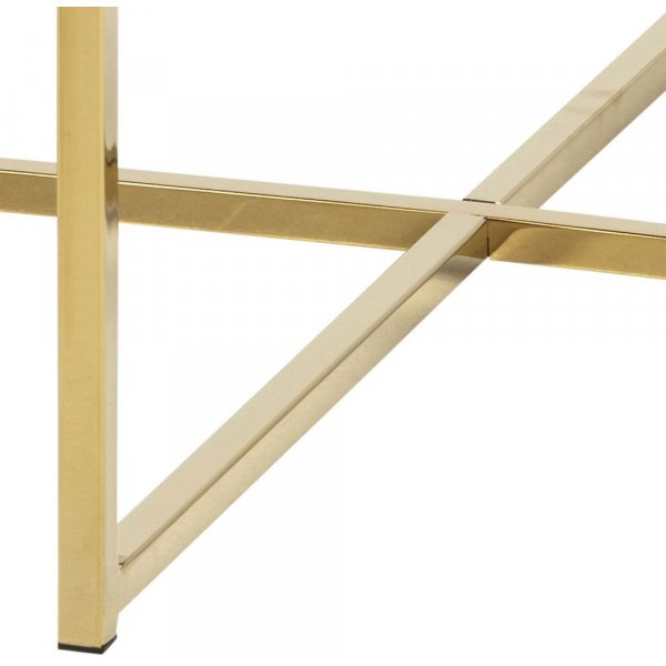 Alisma soffbord Ø80 cm - Brun marmor/guld Alisma soffbord Ø80 cm - Brun marmor/guld