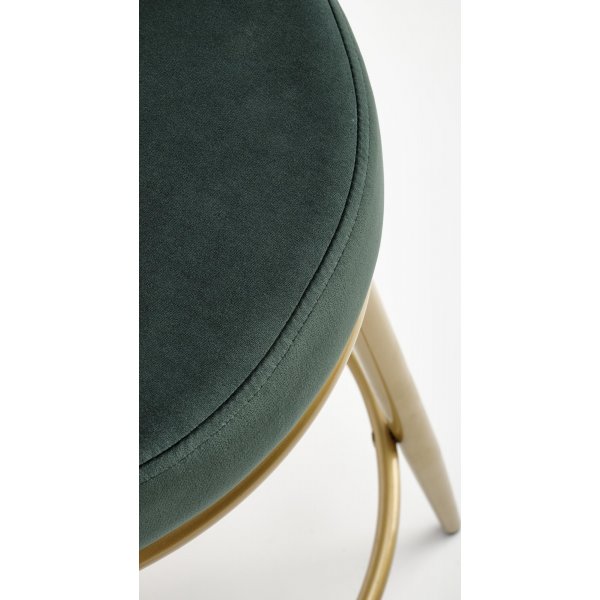 Tabouret de bar Pelican 115 - Vert fonc/or