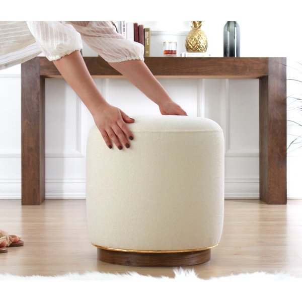 Pouf Zeone - Crème Pouf Zeone - Crème
