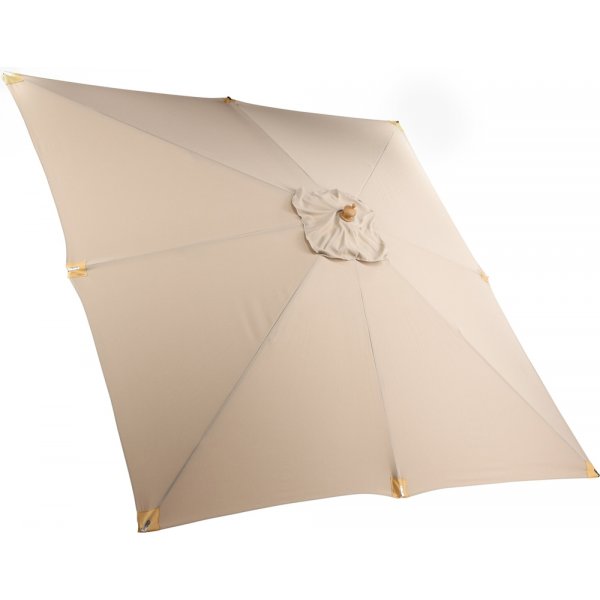 Naxos parasoll 300 x 300 cm - Brun/Natur Naxos parasoll 300 x 300 cm - Brun/Natur