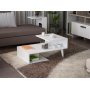 Concetta soffbord 90 x 60 cm - Vit