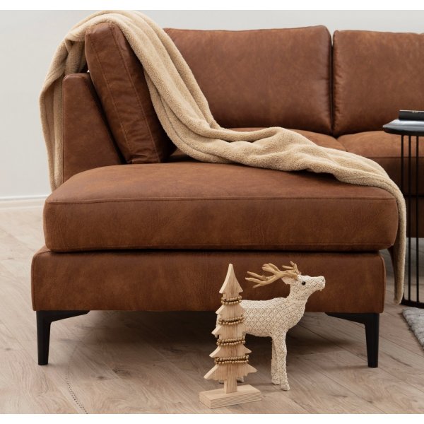 Canap Braga gauche - Camel