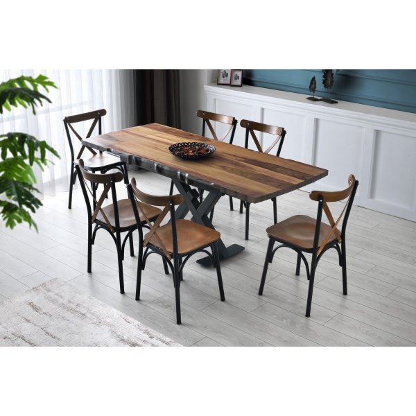 Olga matbord 130-190 cm - Valnt