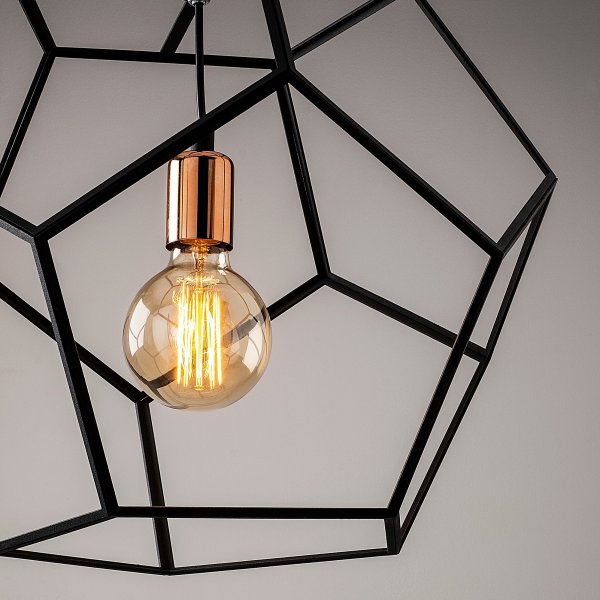 Plafonnier Degir MR-113 - Noir/bronze Plafonnier Degir MR-113 - Noir/bronze